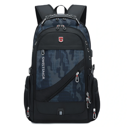 Waterproof USB Charging Travel Backpack