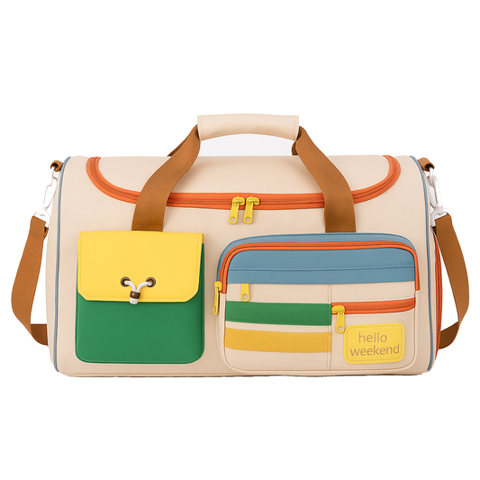 Stylish Oxford Duffel Travel Bag