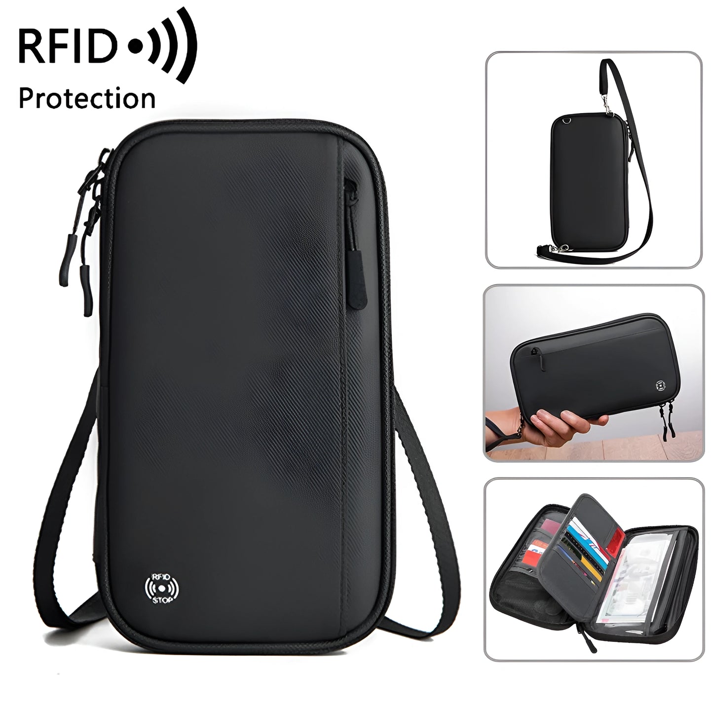 RFID Waterproof Family Travel Passport Wallet