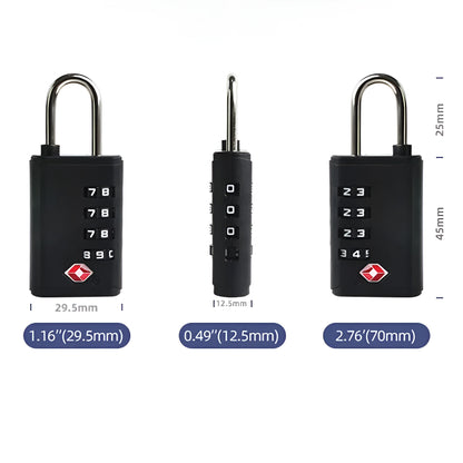 TSA Anti-theft 4 Digit Combination Lock